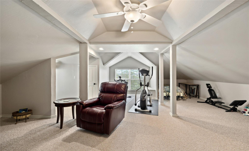 This flex space has so much to offer!  A 4th bedroom or a media room.