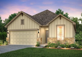 Pulte Homes, Fox Hollow elevation F, rendering