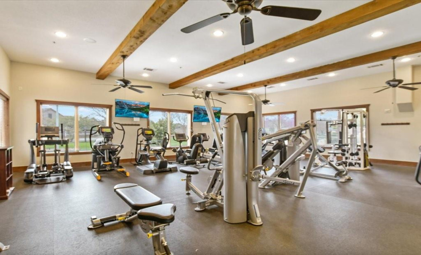 Yes, We have an exercise room remodeled in 2021.