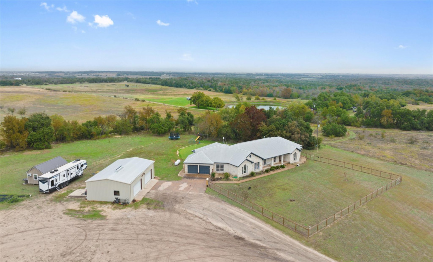 The expansive acreage is ready for your ideal use of countryside space, with plenty of room for adding more structures, RVS, mobile homes, and whatever your heart desires out here in the unrestricted Texas countryside. 