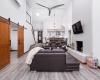 Enjoy High ceilings and natural light