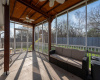 Large covered screened in porch