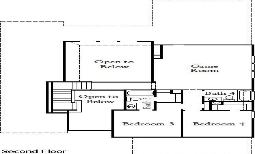 Brookshire 2nd floor diagram