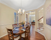 Formal dining easily accessed from kitchen.