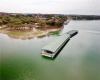 The Spicewood Yacht Club Marina is anchored off the waterfront park shoreline. Boat slips are individually owned and, depending upon availability, may be purchased or leased. *Photo taken when lake level was approx 660'.  In March 2024, lake level is 631'.