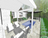 *Plans for Pool, Kitchen, Fireplace from Campbell Landscape Archicture convey with the property.