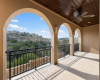 Enjoy the pool and hill country views from various balconies