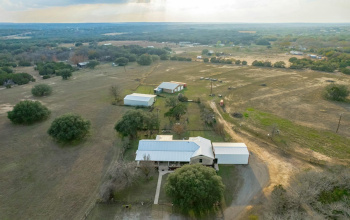 Aerial of property & house