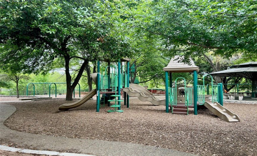 Multiple playground areas in Wells Branch