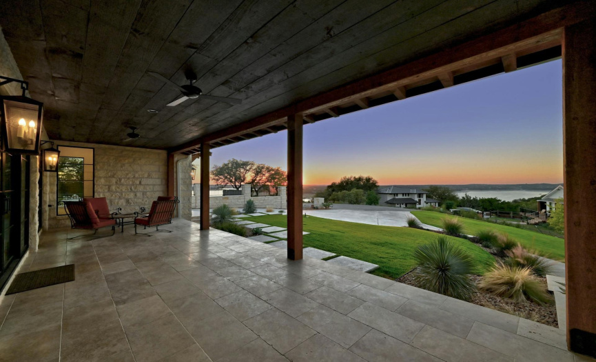 There isn't a better view of Lake Travis than under a sleeping porch with a cool breeze nearly every evening.  Life at the Lake!!!