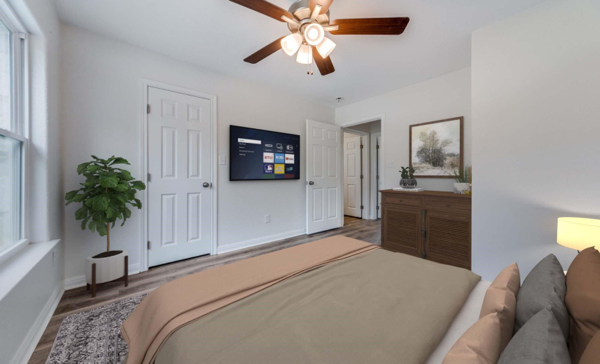 Virtually Staged front bedroom