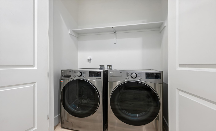 Washer & Dryer can be included with the unit!