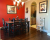 Formal dining room. (Photo taken when home was occupied). 