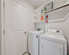 Large laundry/mud room, with access to the garage.  Washer and dryer available to convey.