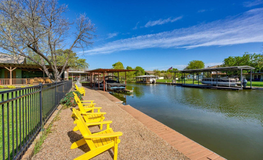 Lounge by the water and soak up the sun while enjoying the peaceful ambiance of Lake LBJ.