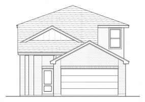 Jasper Plan. Rendering of similar home. Actual home under construction.