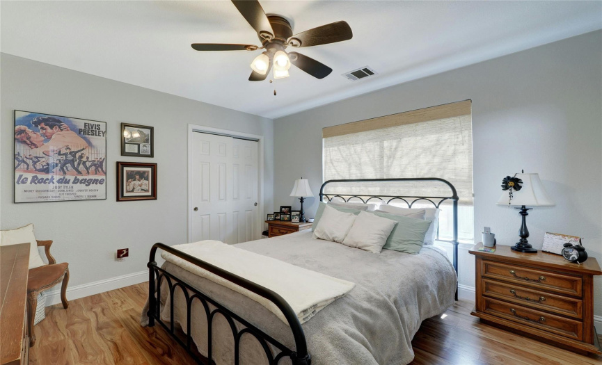Set foot in a spacious second primary bedroom, offering comfort and versatility. This additional suite is perfect for guests or extended family, providing a private and welcoming space.