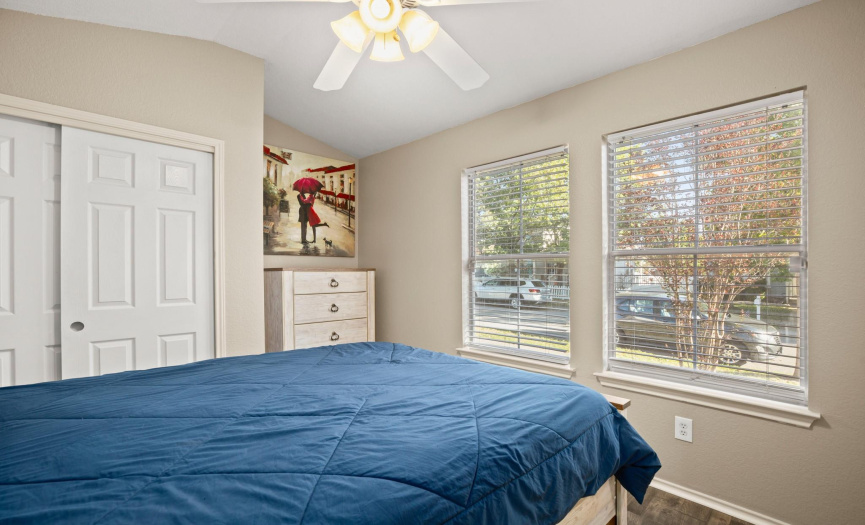 A well-sized secondary bedroom offers comfortable living space for family or guests.