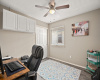 The third bedroom is a cozy retreat, perfect for relaxation or as a home office.