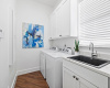 A laundry room that makes it not such a chore to do laundry