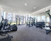 One of the 2 workout areas on the 11th floor.