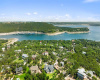 Aerial view of property and proximity to Lake Travis.