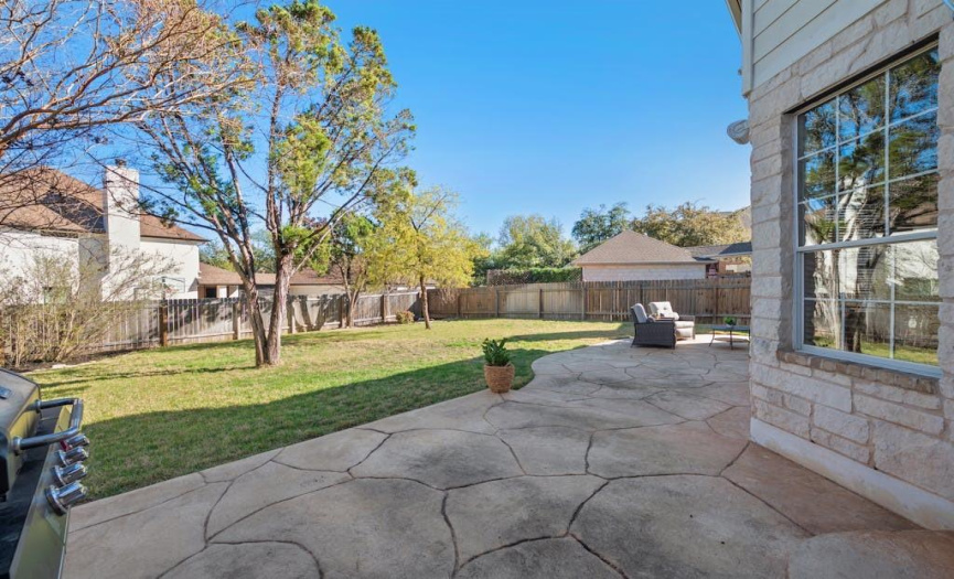 Add a pool, a fire pit and an outdoor kitchen if you please.  There's definitely enough space! 