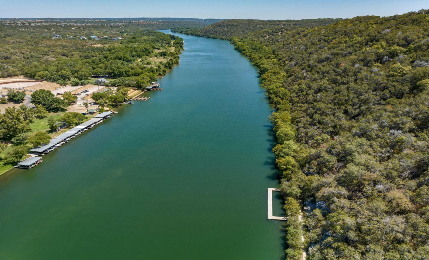 Lake Austin runs just behind Lake Pointe.  A gorgeous preserve trail takes you right to the water. 