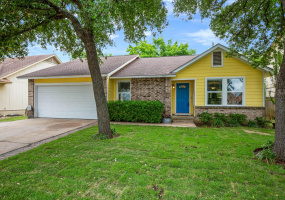 Vibrant South Austin gem nestled along an expansive green space in the super-desirable Maple Run community. 