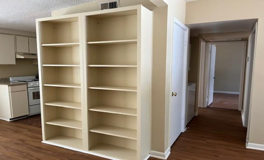 Great storage for books and supplies.