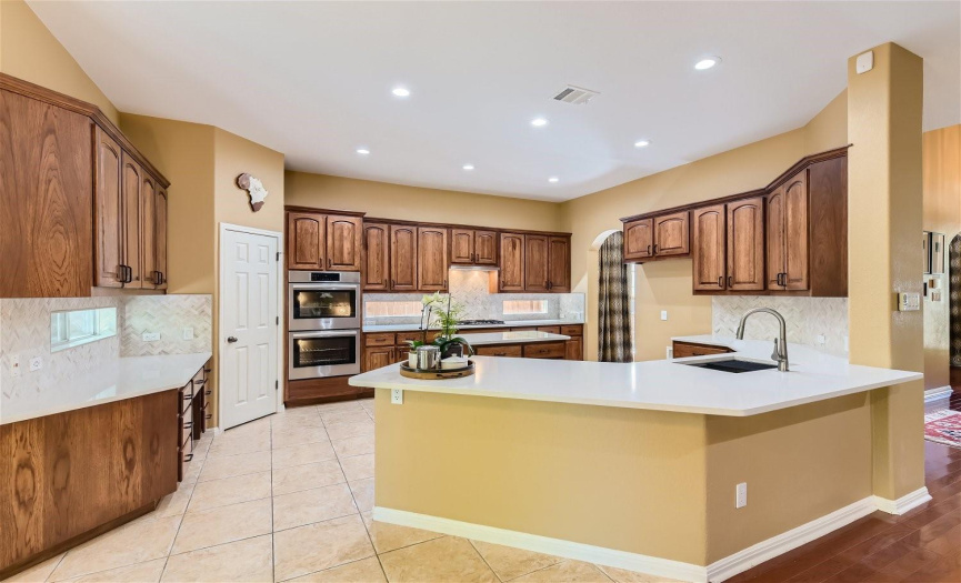 Remodeled kitchen with upgraded appliances & counter tops