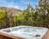 Imagine sitting in the hot tub enjoying the majestic views.