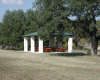 Pavilion at Community Park with frontage on Cow Creek.