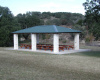 Pavilion at waterfront HOA Park on Cow Creek.