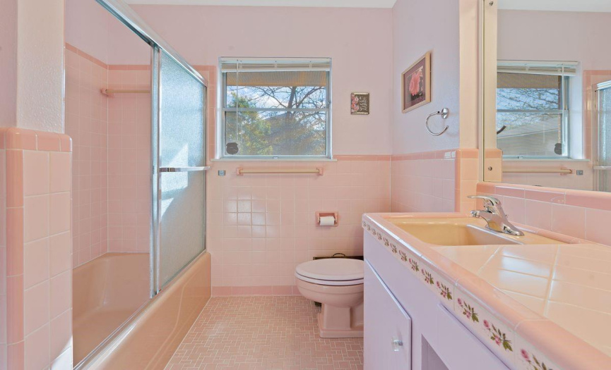 To die for the original pink tile design, Barbie's dream!