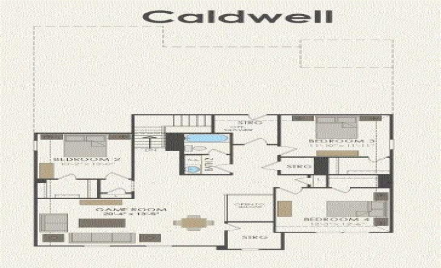 Pulte Homes, Caldwell floor plan