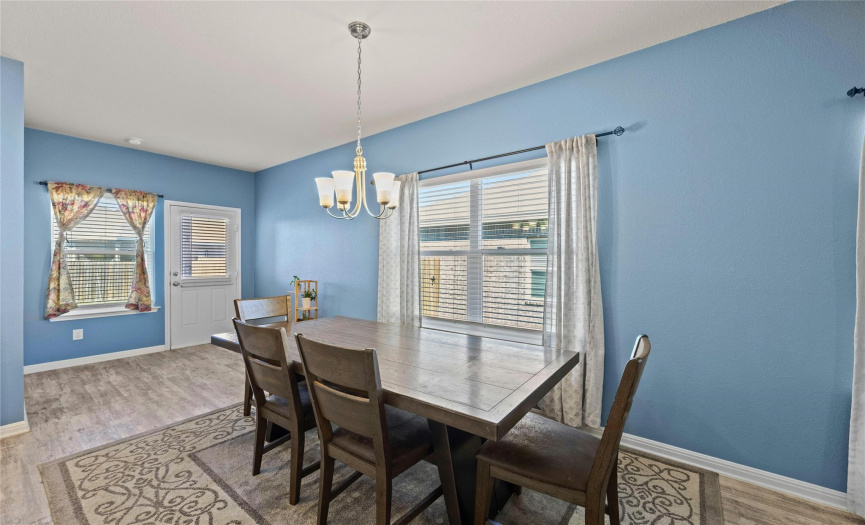 Spacious Dining Area can accommodate a small or large table