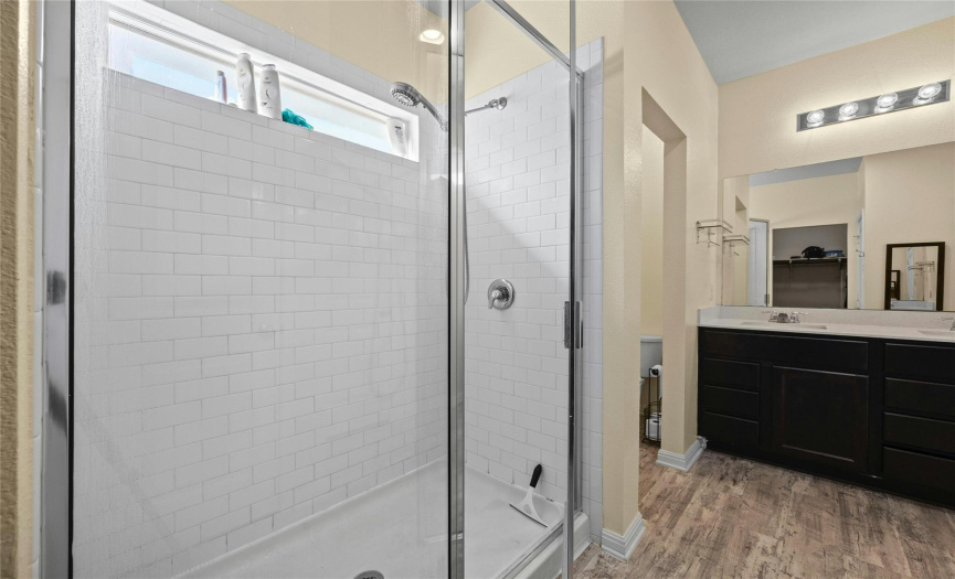Primary Bathroom with walk-in shower