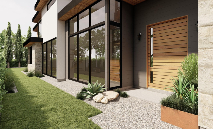 Renderings of approved plans for Single Family home - Incredible outdoor space!