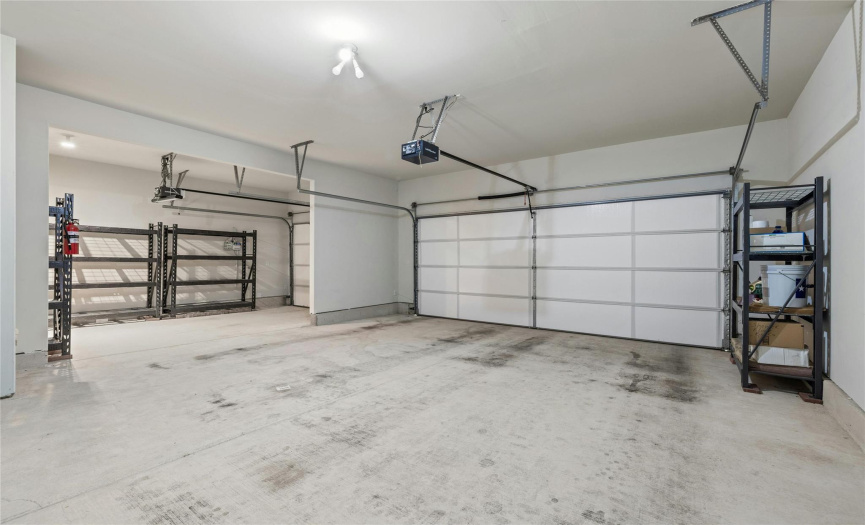 Almost 700 sq ft of garage space available to you in your 3-car garage!