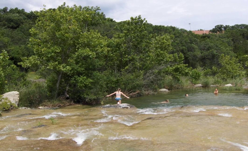 Just a couple minutes away is this natural wonder. There are two swimming holes that are part of the HOA amenities.