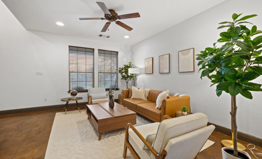 Elegant formal living room ideal for hosting gatherings and entertaining guests.