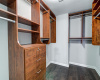 Custom designed California Closets in BOTH of the primary suites, makes the enormous closets efficient AND attractive.