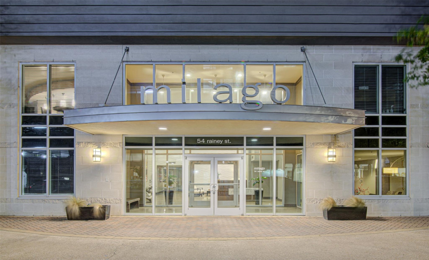 Main entrance to The Milago, right off of Rainey St.