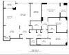 Floorplan for unit #1218.  Welcome home!  The 3 bedroom floorplan is both very rare, and highly flexible.