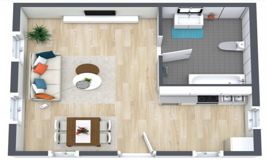 Virtual space.  Could be office, retail or salon