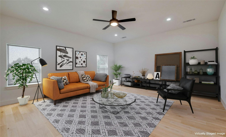 Virtually Staged - Family Room