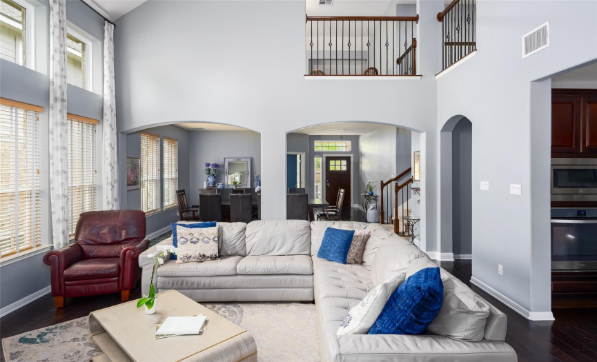 Inside this expansive home you will find 4 bedrooms, a home office, and a media room (possible 5th bedroom), plus 3.5 baths, formal dining, and two living areas.