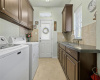 laundry room with extensive storage and utility sink