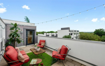 Rooftop terrace, completely private from neighbors. Perfect for entertaining and relaxing under the night sky